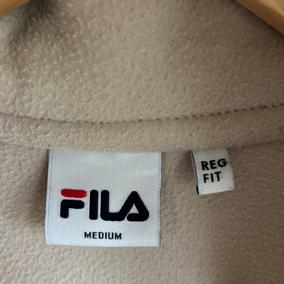 Fila Biella Italia sherpa zip up jacket coat - Picture 5 of 7